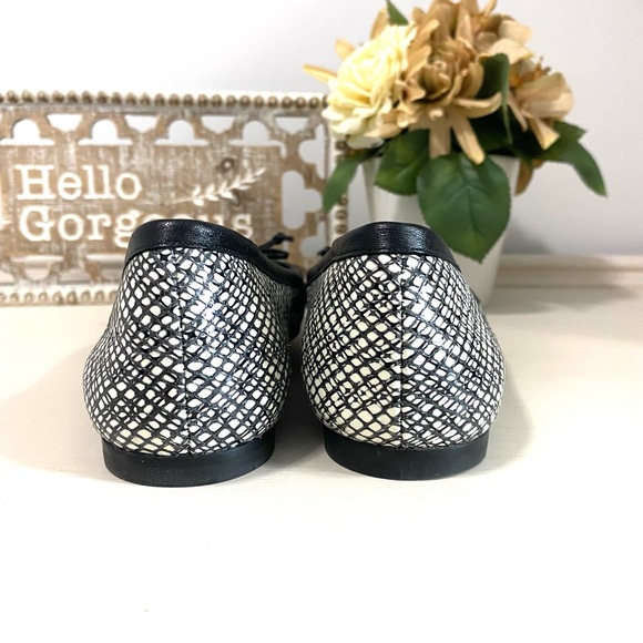 Stuart Weitzman White and Black Flats - Picture 4 of 10